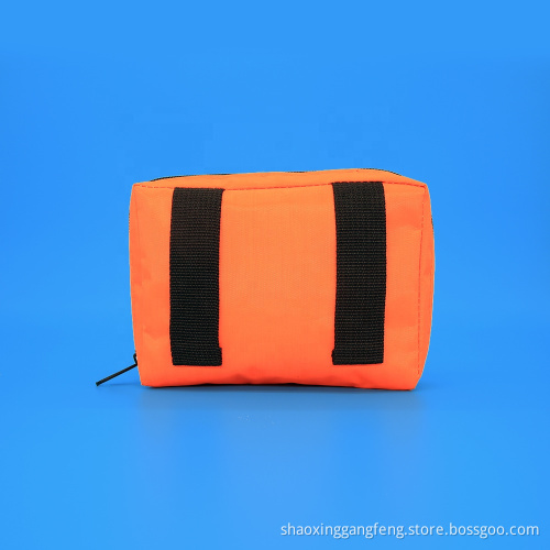 2021 New arrivals medical emergency waterproof outdoor travel orange fist aid kit bag